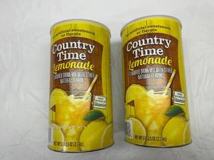 lot 124 image: 2x 5.25lb Country Time Lemonade