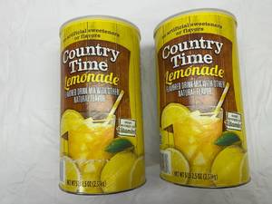 lot 126 image: 2x 5.25lb Country Time Lemonade