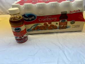 lot 130 image: 24x 10oz Bottles Cranberry Juice