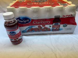 lot 136 image: 24x 10oz Bottles Cranberry Juice