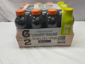 lot 139 image: 12x 20oz G2 Gatorade-Grape Best by 11272023