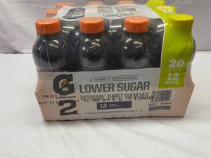 lot 140 image: 12x 20oz G2 Gatorade-Grape Best by 11272023