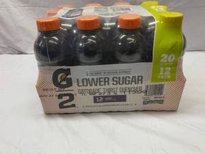 lot 141 image: 12x 20oz G2 Gatorade-Grape Best by 11272023