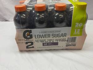 lot 142 image: 12x 20oz G2 Gatorade-Grape Best by 11272023