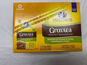 lot 174 image: 12x 3oz Pouches Gravies Healthy Indulgence