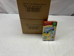 lot 185 image: 24x 8ct Wylers Singles to Go-Ginger Lemon Ice Tea Best by 032023
