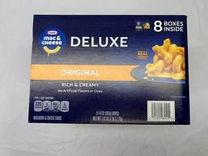 lot 192 image: 8x 14oz box Kraft Deluxe Mac & Cheese