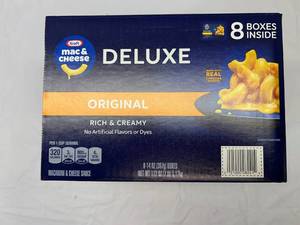 lot 194 image: 8x 14oz box Kraft Deluxe Mac & Cheese