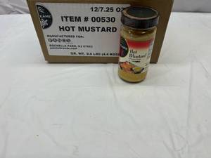 lot 210 image: 12x 7.5oz Kame Hot Mustard
