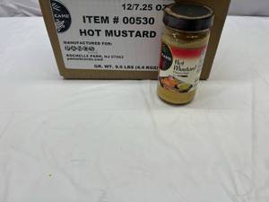 lot 211 image: 12x 7.5oz Kame Hot Mustard