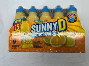 lot 216 image: 15x 11.3oz Bottles SunnyD-Sports Cap Best by 11222023
