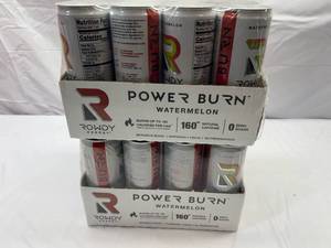 lot 232 image: 2x 12Pack Rowdy Power Burn-Watermelon