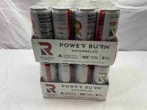 lot 234 image: 2x 12Pack Rowdy Power Burn-Watermelon