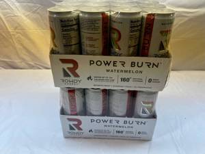 lot 236 image: 2x 12Pack Rowdy Power Burn-Watermelon