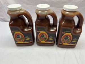 lot 242 image: 3x 12gal Calvin & Cleos Bloody Mary Mix