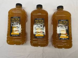 lot 245 image: 3x 64oz Honeycrisp Apple Cider