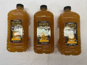 lot 248 image: 3x 64oz Honeycrisp Apple Cider