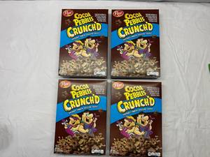 lot 256 image: 4x 11.5oz Cocoa Pebbles Crunch Cereal