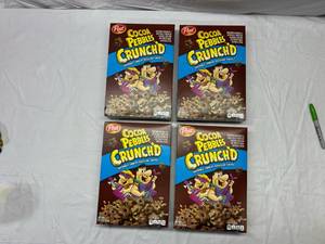 lot 258 image: 4x 11.5oz Cocoa Pebbles Crunch Cereal