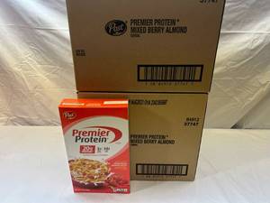 lot 263 image: 2x 8-9oz Boxes Post Premier Protein Cereal Best by 082023