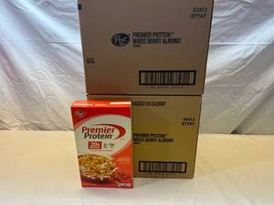 lot 265 image: 2x 8-9oz Boxes Post Premier Protein Cereal Best by 082023
