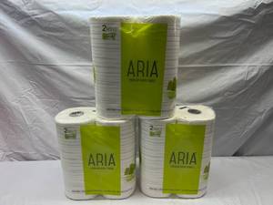 lot 272 image: 6x Aria Rolls 2ply  Paper Towels