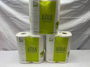 lot 274 image: 6x Aria Rolls 2ply  Paper Towels
