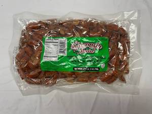 lot 281 image: 28oz Wisconsin Maid Pepperoni Flavored Sausage Snack Pieces Best by 07192024