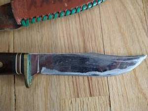 lot 51 image: 10 Western USA W36 Knife With 5.5 Blade And Edge Brand Sheath
