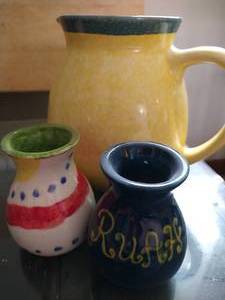 lot 81 image: 6 Pitcher and 2 3 Vases