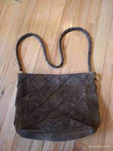 lot 111 image: Used Bottega Veneta Brushed Suede Handbag