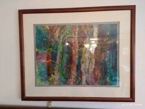 lot 156 image: Framed Painting By Bonnie Lou Prouty