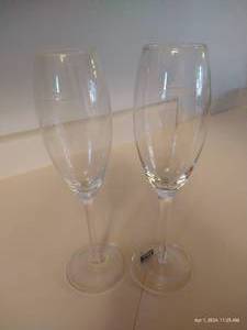 lot 211 image: Kokesh Free Hand Design Space Needle Goblets