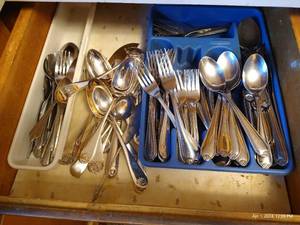 lot 226 image: Drawer Of Flatware