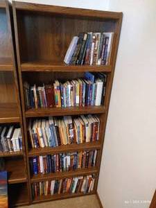lot 263 image: Shelf And Contents - Catholic And Religious Books - 71 High x 28 Wide x 11.5 Deep