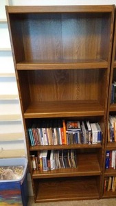lot 266 image: Shelf And Contents - Catholic And Religious CDs And DVDs - 71 High x 28 Wide x 11.5 Deep