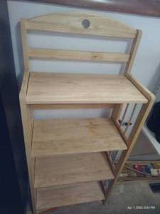 lot 305 image: Solid Wood Shelf - 51 High x 22.5 Wide x 12 Deep