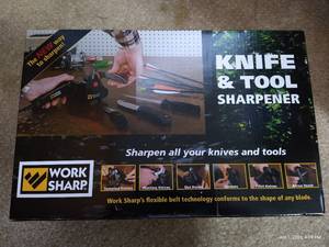 lot 313 image: Work Sharp Knife And Tool Sharpener - NEW