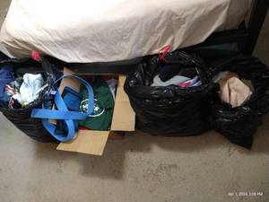 lot 346 image: Large Lot Of Misc - Mostly Clothes - Not Garbage, But Could Use A Wash