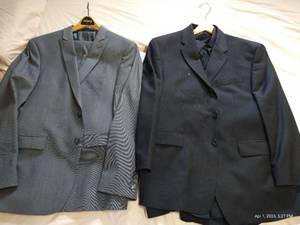 lot 356 image: 2 Calvin Klein Suits - Pants Are Size 3630