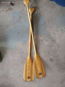 lot 376 image: (2) Bending Branches 50 Canoe Paddles