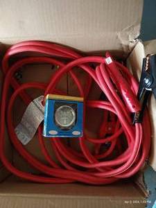 lot 410 image: Heavy Duty Jumper Cables  Gauge Kit