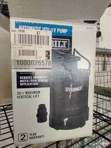 lot 457 image: Everbuilt 30 Maximum Vertical Lift Utility Pump