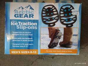 lot 462 image: NIB Arcticgear Ice Traction Slip Ons