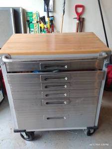 lot 488 image: Nice Rolling 5-Drawer Tool Chest