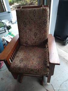 lot 491 image: Gliding Rocker
