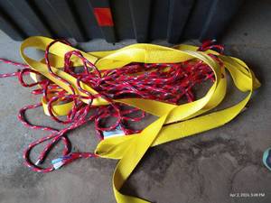 lot 499 image: Heavy Straps & Tow Rope