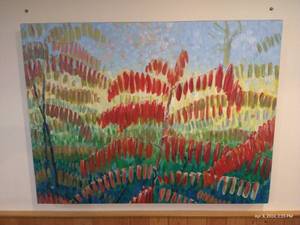 lot 541 image: Large Painting Signed Holden On Board Or Canvas-Wrapped Board - 40 Wide x 30 High