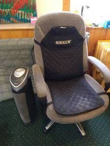 lot 544 image: Office Chair With Nikken Pad And IDYLIS Air Purifier - Powers On