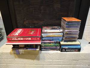 lot 556 image: Large Media Lot - DVDs, CDs, Software, Etc.